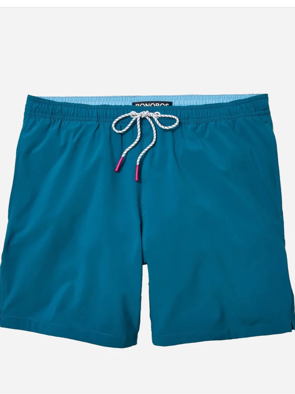 Men’s Bonobos Riviera Recycled Swim Trunks blue/green size XXL lined